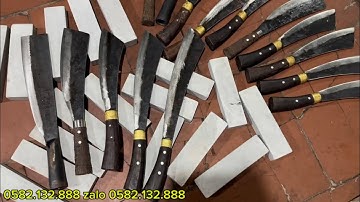 VỪA RÈN XONG RA LÒ LÀ EM PHẢI GỬI ĐẾN CÁC ANH LUÔN NHỮNG MÃU DAO PAZZANG THÉP NHÍP ĐỦ KÍCH CỠ