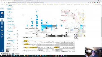 Line Plots/Dot Plots Outliers and Range