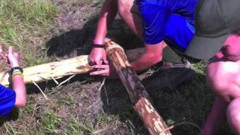 Mark II Square Lashing: Clear and Accurate Illustration