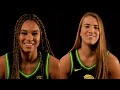 Ducks' dynamic duo of Sabrina Ionescu and Satou Sabally dish on their friendship and chemistry