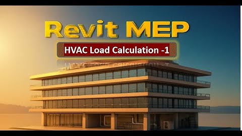 HVAC Load Calculation using Autodesk Revit | How to Import File in Revit | Revit Tutorial-1