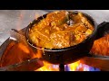 【ビーフカレーライス】鉄鍋牛肉咖喱飯　Beef curry rice Iron pot style.【飯テロ】