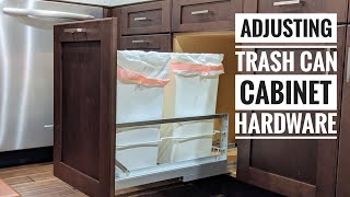 How to adjust cabinet trash can hardware - Sollera Cabinets screenshot 3