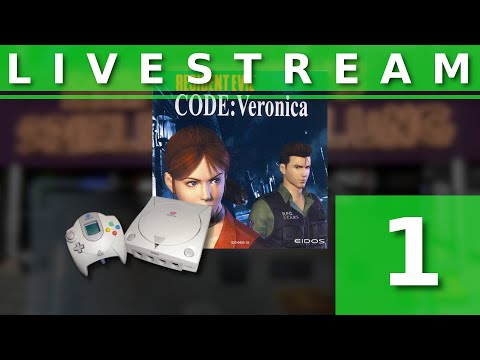 Livestream Sega Dreamcast Resident Evil CODE: Veronica Part 1