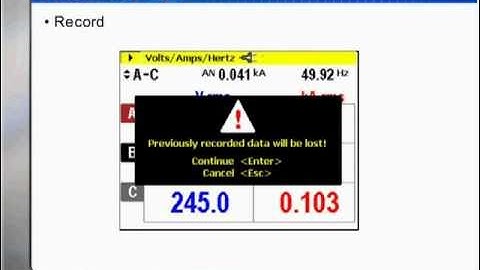 Fluke 1735 Power Logger Training - Part 2