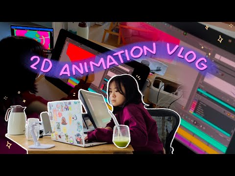 ANIMATION VLOG 👾 productive days, freelance projects and early mornings