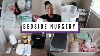 *NEW* BEDSIDE NURSERY TOUR + ORGANIZATION! | What We Use for Our NEWBORN | TheFortitudeFix