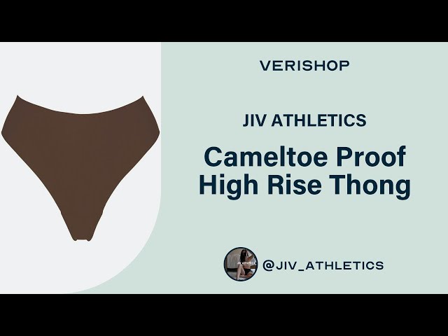 JIV ATHLETICS Cameltoe Proof High Rise Thong Review 