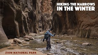 HIKING the NARROWS in the WINTER | All Alone in Zion National Park by Bona Fide Outside 6,045 views 2 years ago 13 minutes, 2 seconds