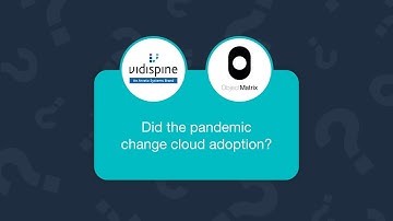 Did the pandemic change cloud adoption?