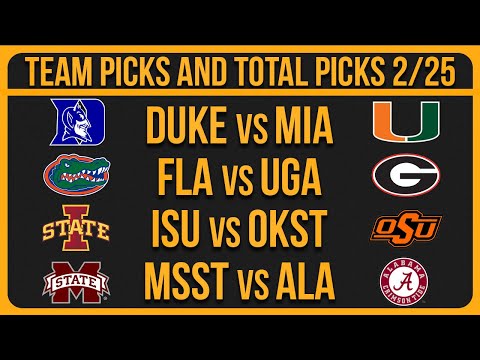 15:55 15:55 Now playing, College Basketball Picks & Predictions Today 2/25/25 15:55 15:55 Now playing, College Basketball Picks & Predictions Today 2/25/25