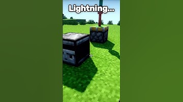 build a lightning machine in minecraft!!!😱😱#minecraft #shorts