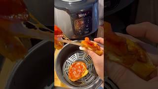Watch this I turned frozen garlic bread into pizza #food #pizza #airfryer #easyrecipe #easyrecipes