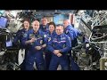 Luca Parmitano hands over command of the ISS to Oleg Skripocka