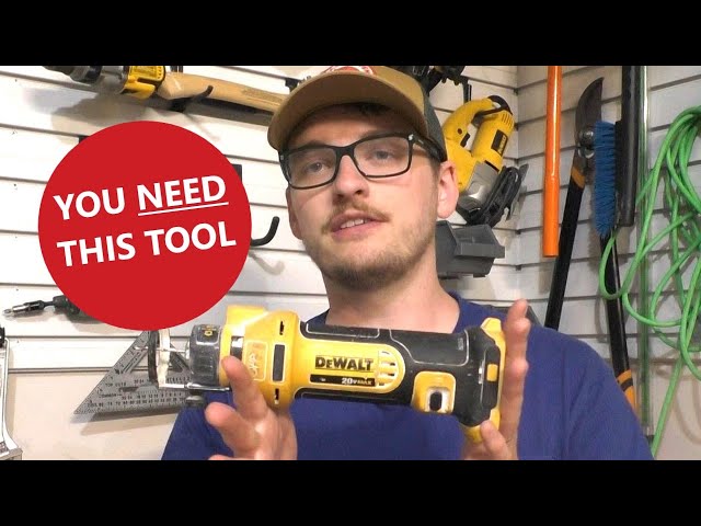 20V Dewalt Cordless Rotozip / Sheetrock Cutting Tool (review after 7 years  of use) - YouTube