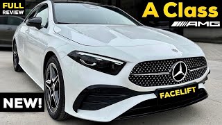 2023 MERCEDES A Class Sedan AMG NEW FACELIFT FULL In-Depth Review Exterior Interior Infotainment