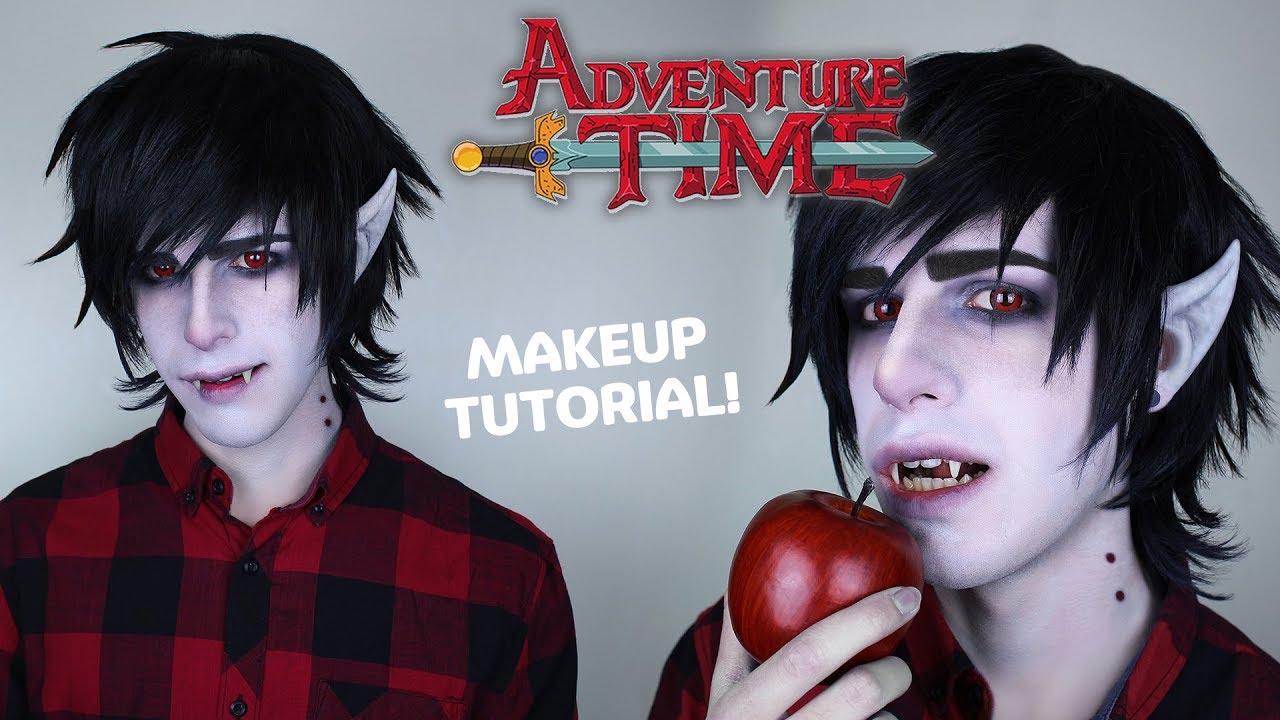 MARSHALL LEE Cosplay Makeup Tutorial - Adventure Time - YouTube