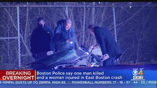 Man Killed, Woman Hurt In Horrific Crash On Route 1A In East Boston