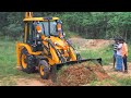 Jcb 3dx plus first time working excellent performance on field for shastra  jcb