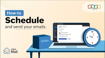 How to schedule and send your emails in Zoho Mail
