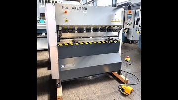 Hydraulische konventionelle Abkantpresse HESSE by JHL HOL-40E 1500