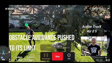 Mavic Air 2S: Active Track 4.0 Obstacle Avoidance Test