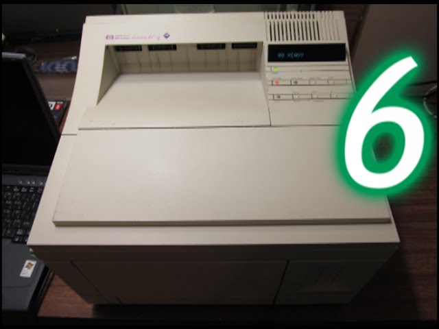 HP LaserJet 4/4M Printer, Part 6: Test page print demo