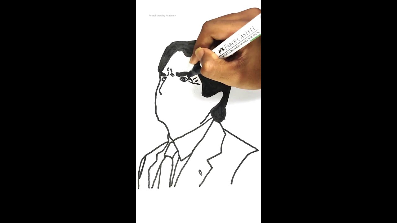 Sketch of Ratan Tata Face