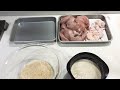 チキンカツを冷凍ストック