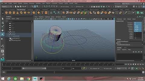Basic rigging principles tutorial (Maya 2020)-How to rig a polygon cylinder