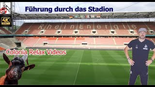 Köln / Cologne RheinEnergie Stadion Führung / Tour VIP / Umkleide / Tribüne