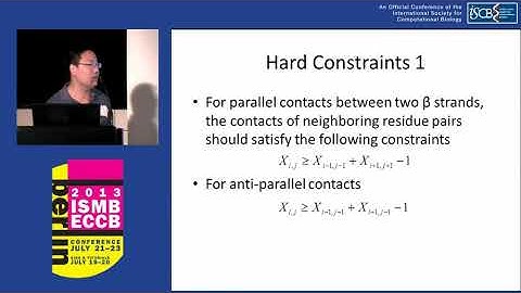 Predicting protein contact map using evolutionary and physical... - Jinbo Xu - ISMB/ECCB 2013