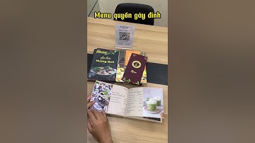 Menu menu gáy đinh cho  nhà hàng, quán cafe, spa ...