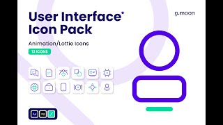 User Interface Animation/Lottie Icons