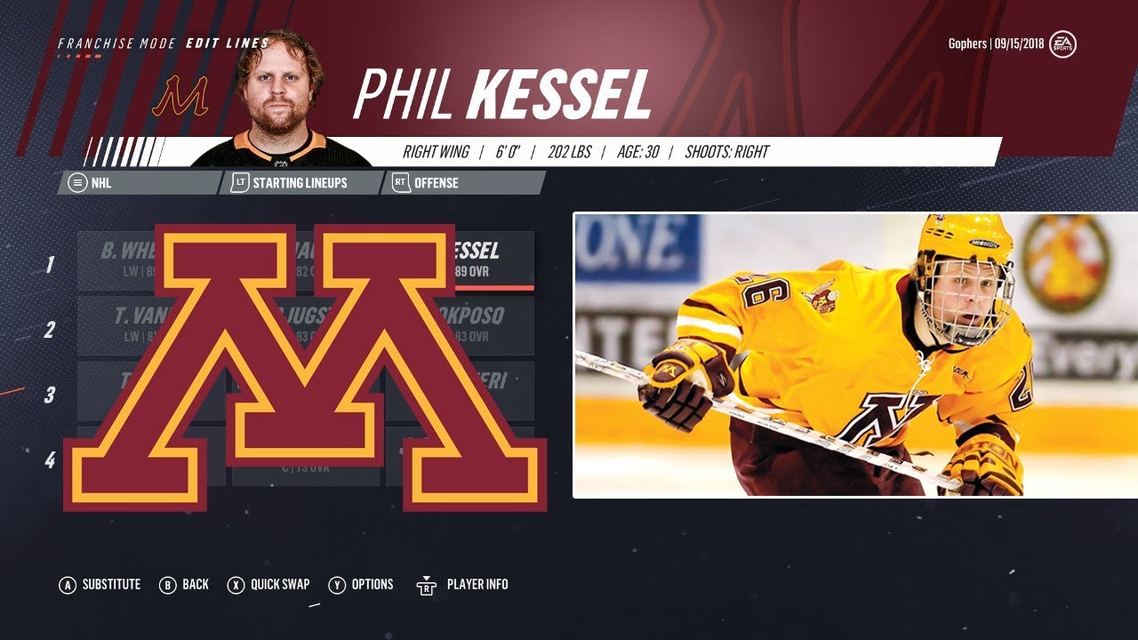 gophers in the nhl