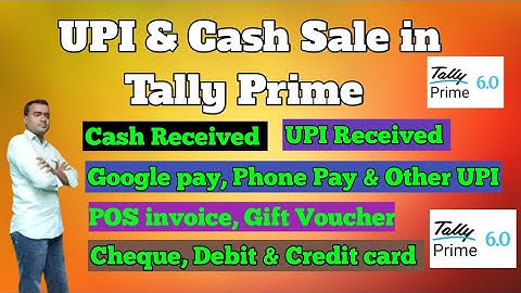 How To Entry UPI Sale in Tally Prime II Best UPI Sale Entry Technique II Online UPI Sale Entry  II