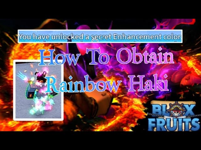 How to get Rainbow Haki in Roblox Blox Fruits