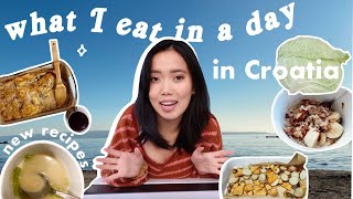 WHAT I EAT IN A DAY | Groceries in Croatia + trying new recipes!! Croatia 2020 Vlog part 7