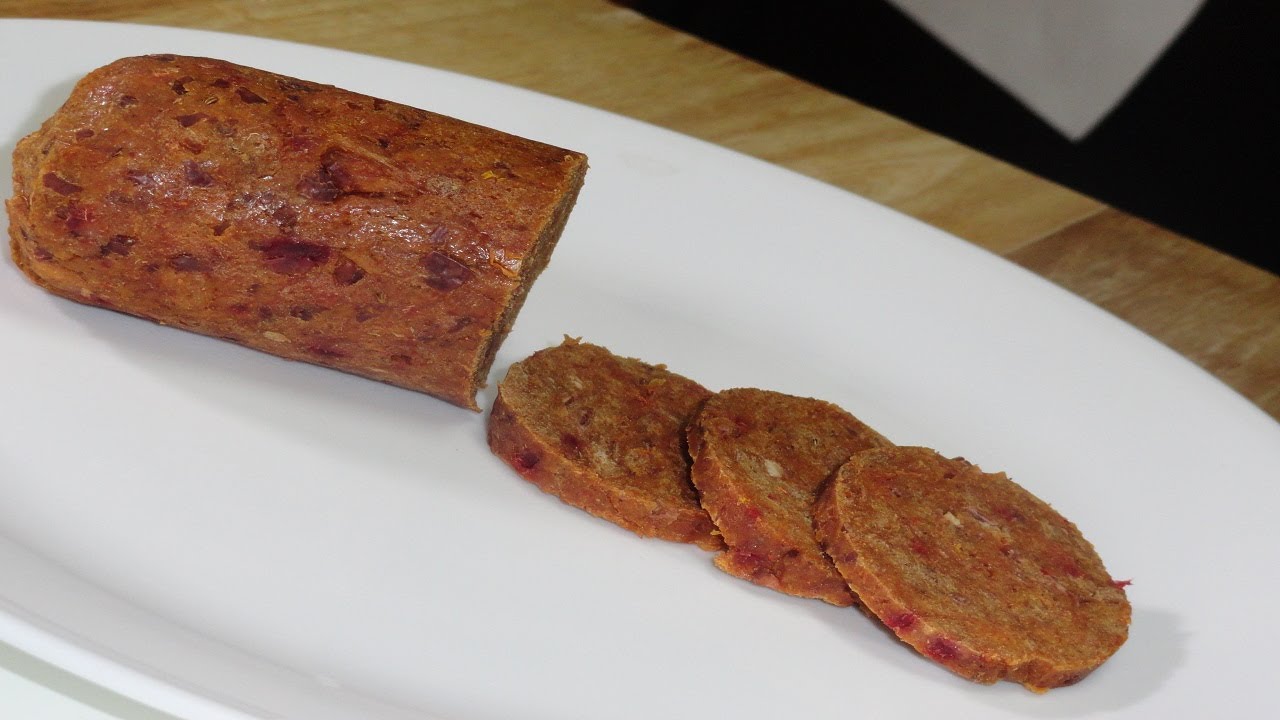 Sieten Veggeroni (Vegetarian Pepperoni Sausage) - Non-meat mania by Bhavna | Bhavna