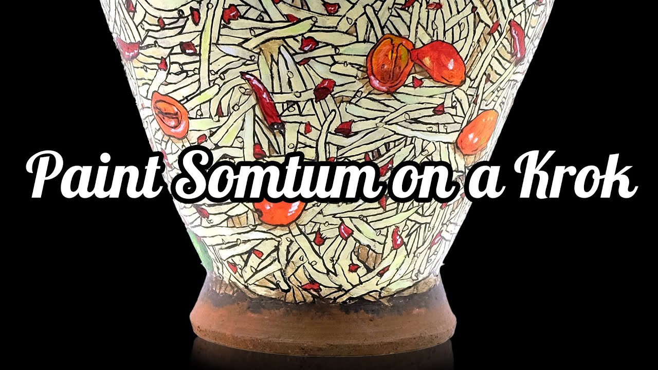 ซ บไทย 人気のタイ料理ソムタムの実物大をアクリル絵具で描くinバンコク Youtube