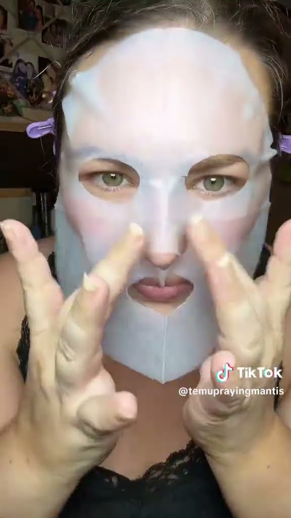 Tried a Korean coconut collagen mask