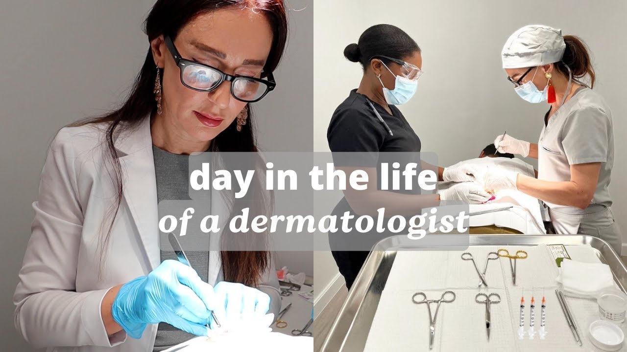 Day in the Life of a Dermatologist  Behind the scenes of surgery  cosmetics  Dr Simona Bartos