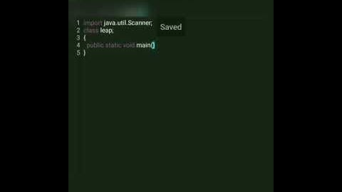 Leap year program in Java | Java programming