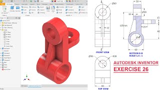 Autodesk Inventor Tutorial Exercise 26