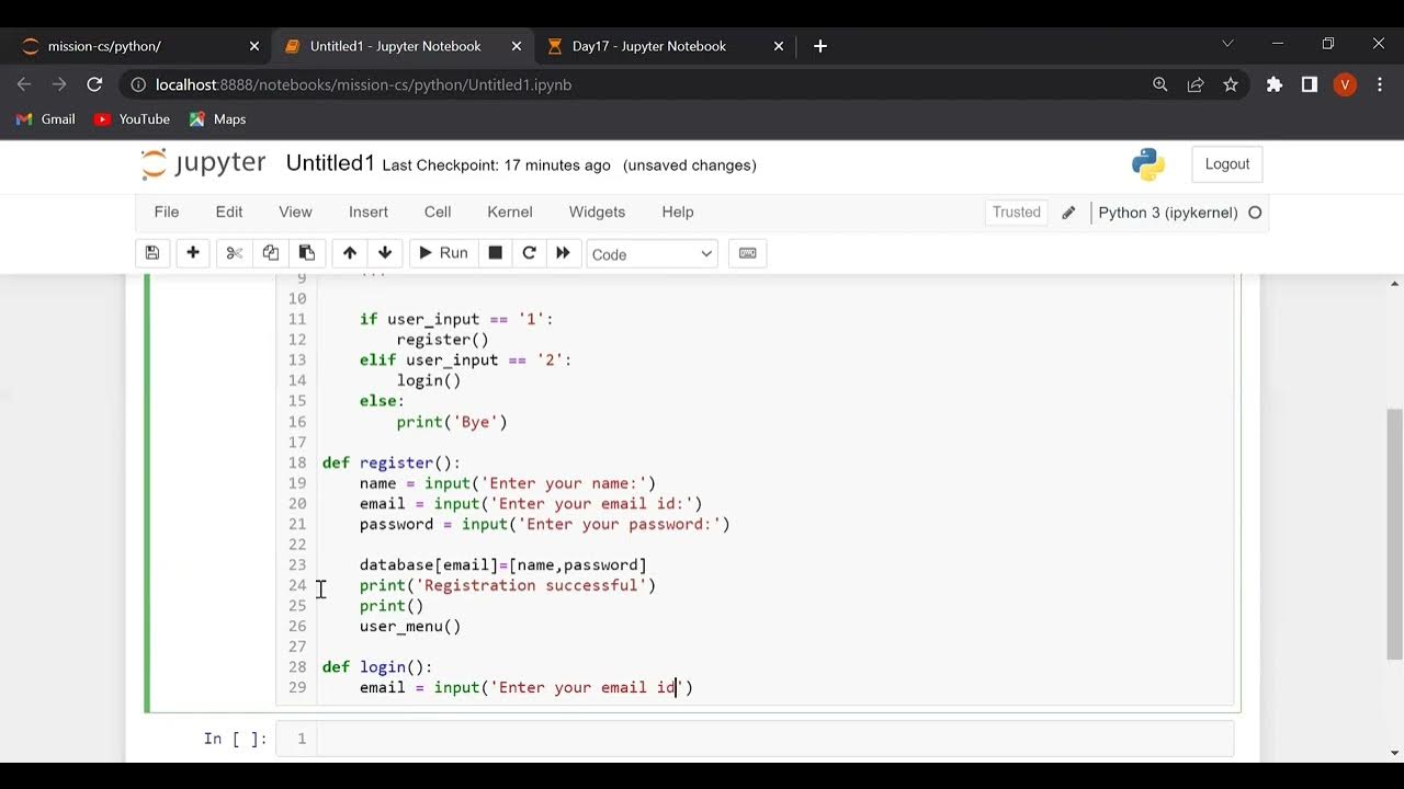 Python Tutorials | Perform Login and Registration in Python - YouTube