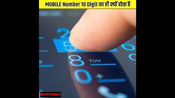 MOBILE Number 10 Digit का ही क्यों होता है #shorts l a2 motivation l Hindi Countdown l arvind arora