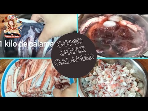 Video: Aperitivo De Calamar Hervido