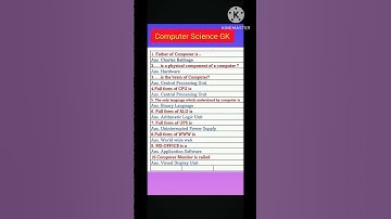 computer science GK/computer GK/general knowledge all exams #gs #gk #shorts #gkquestion #staticgk