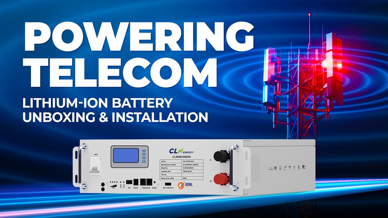 CLN Telecom Lithium Battery Installation - Complete Setup Guide - YouTube