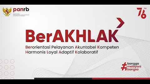 Internalisasi Core Values ASN "BerAKHLAK" - Dinas Kesehatan Kabupaten Tabanan